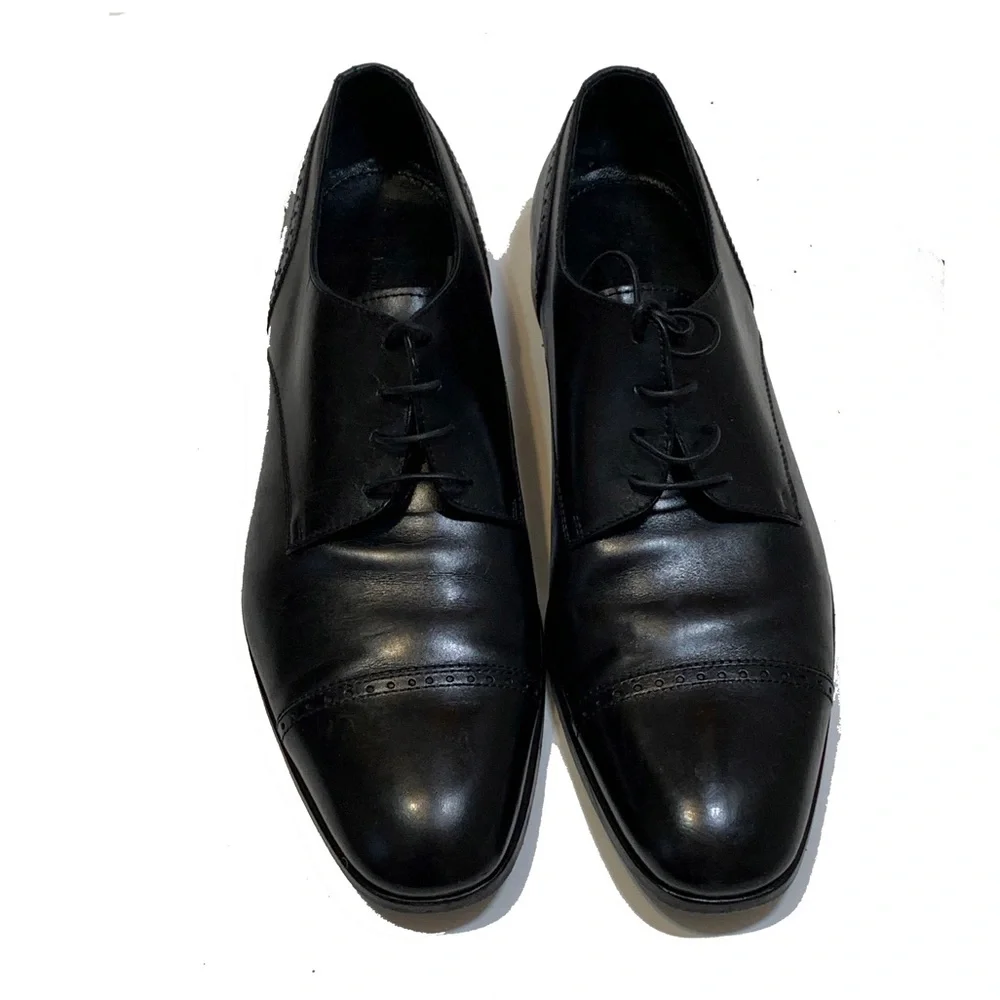 10.5 / Ermenegildo Zegna Leather Oxford shoes